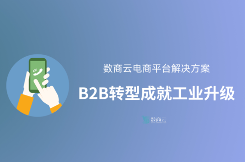 数商云电商平台解决方案丨b2b转型成就工业升级